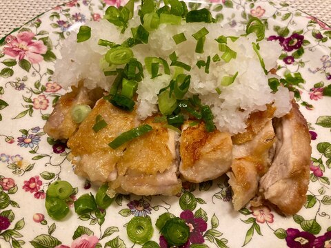 揚げ焼きジューシー！鶏肉と大根おろし